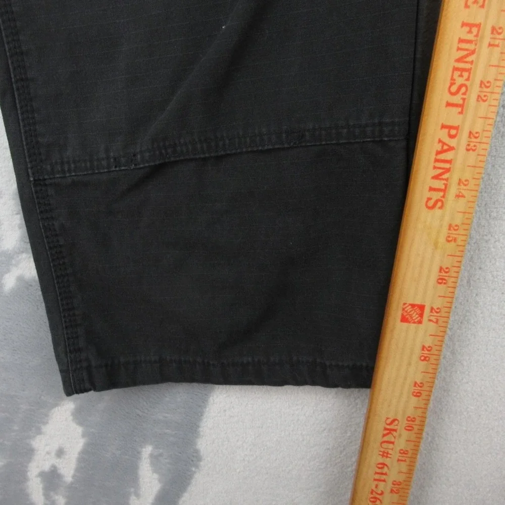 Wrangler Workwear Mens Black Ripstop Cargo Pants 10WMWR1BL 42x30